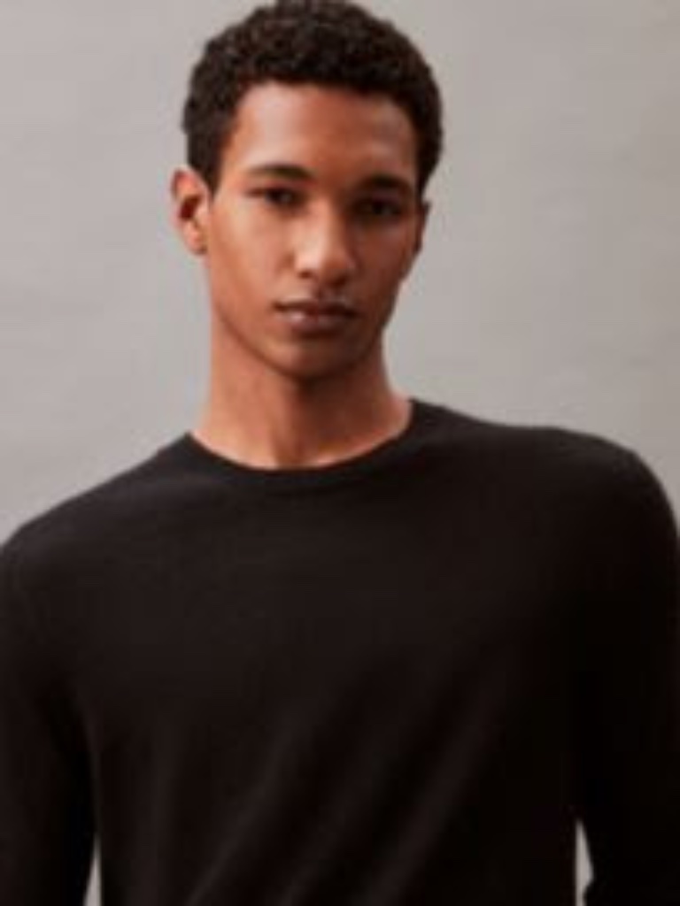 Calvin Klein Cashmere Crewneck Sweatercolor: Ck Blacksize: Xs